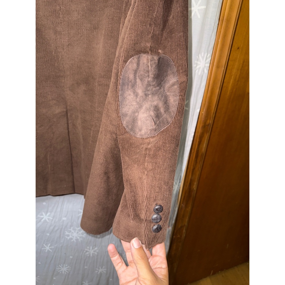 Circle S Mens Brown Corduroy Western Blazer Elbow Patches Sport Coat 44R RN25832 - Picture 5 of 5